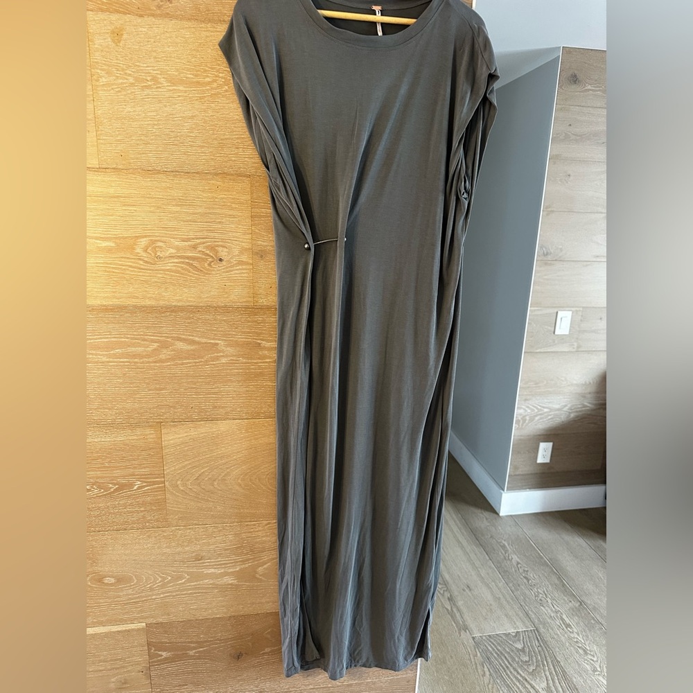 Free People Oversized Drape Maxi Dress | Size s